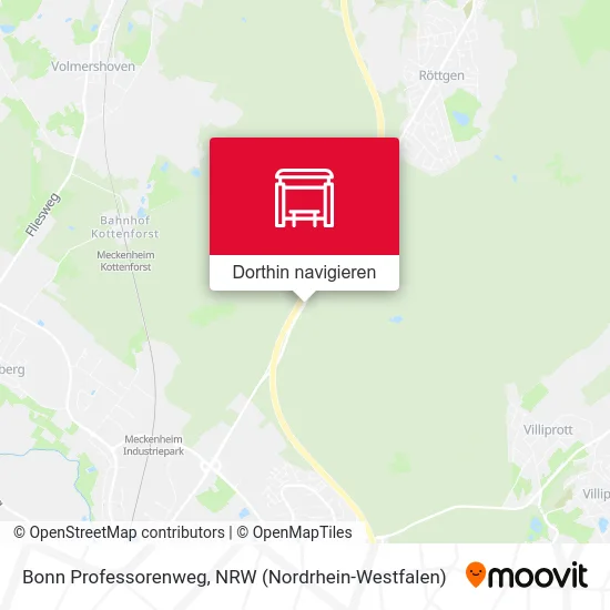 Bonn Professorenweg Karte