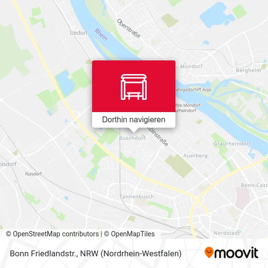 Bonn Friedlandstr. Karte