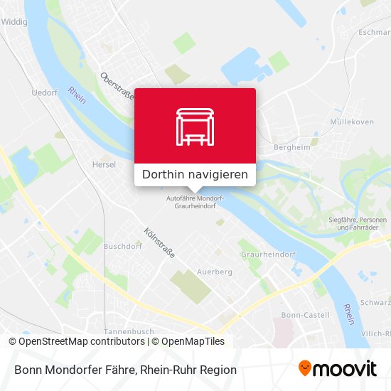 Bonn Mondorfer Fähre Karte