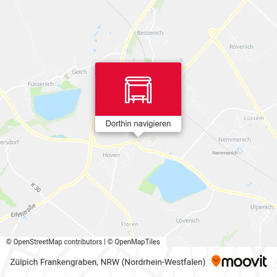 Zülpich Frankengraben Karte