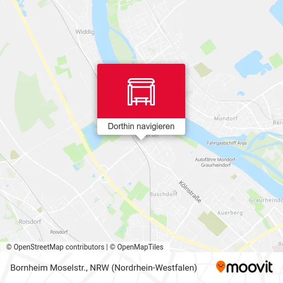 Bornheim Moselstr. Karte