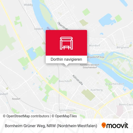 Bornheim Grüner Weg Karte