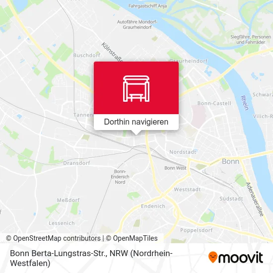 Bonn Berta-Lungstras-Str. Karte