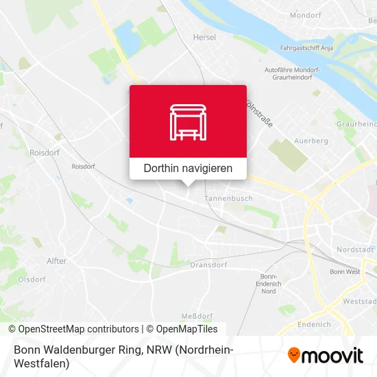 Bonn Waldenburger Ring Karte