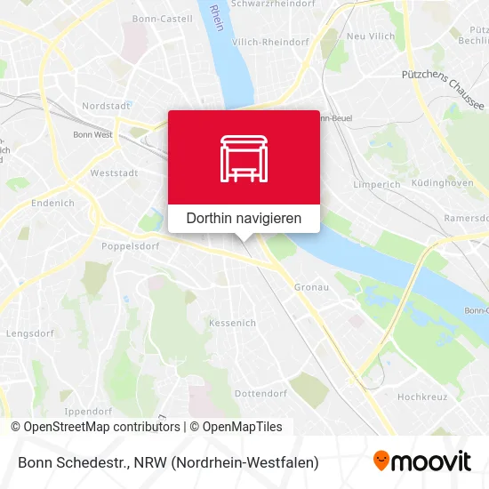 Bonn Schedestr. Karte