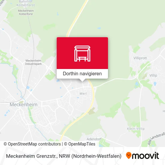 Meckenheim Grenzstr. Karte