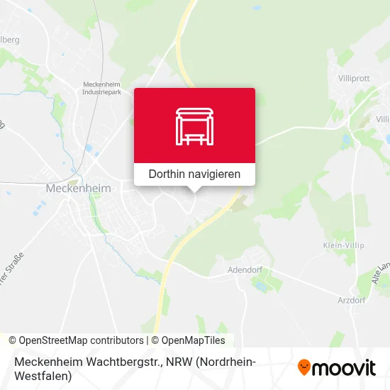 Meckenheim Wachtbergstr. Karte