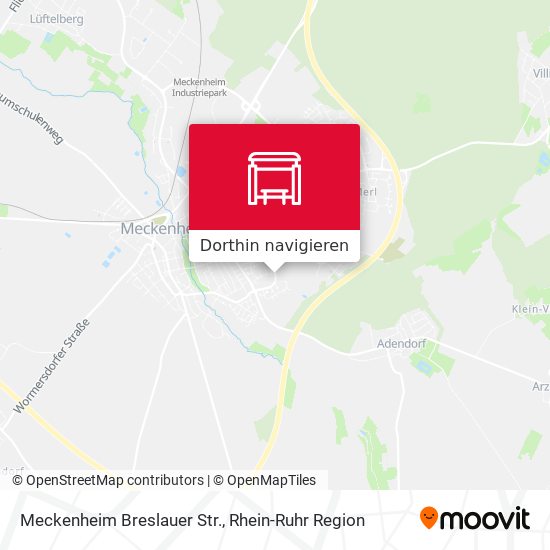 Meckenheim Breslauer Str. Karte