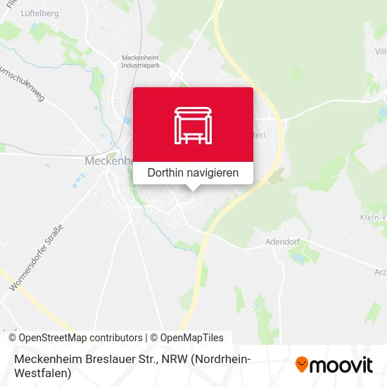 Meckenheim Breslauer Str. Karte