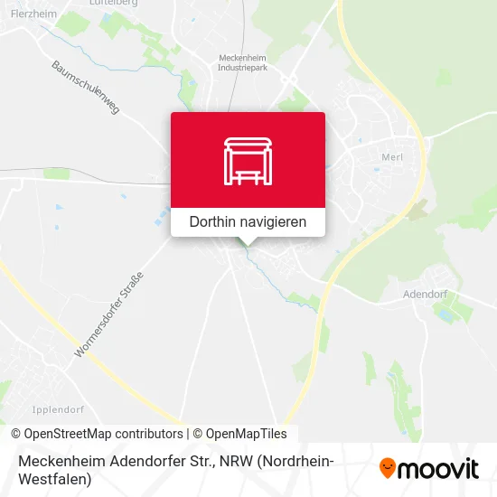 Meckenheim Adendorfer Str. Karte