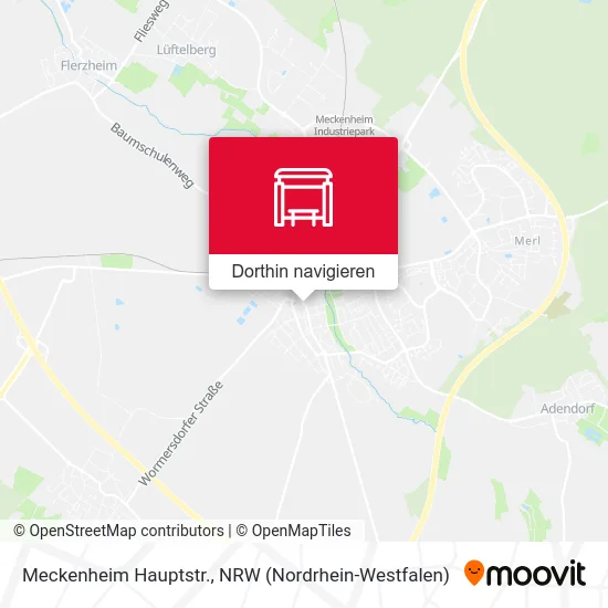 Meckenheim Hauptstr. Karte