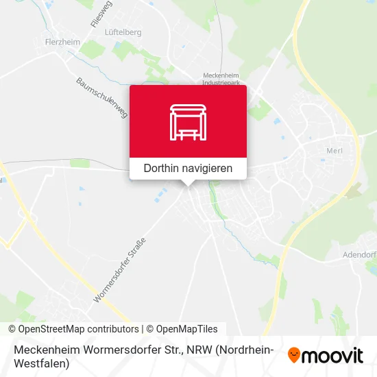 Meckenheim Wormersdorfer Str. Karte