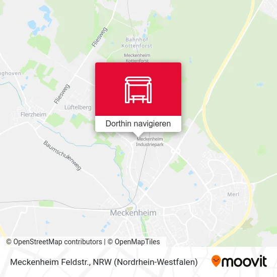 Meckenheim Feldstr. Karte