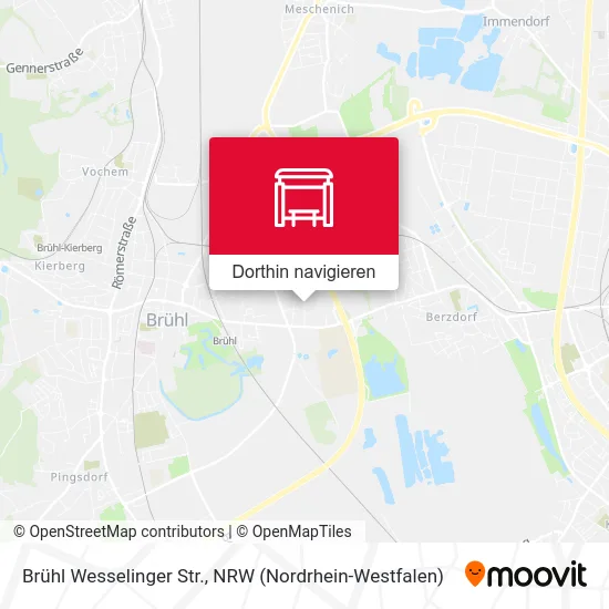 Brühl Wesselinger Str. Karte