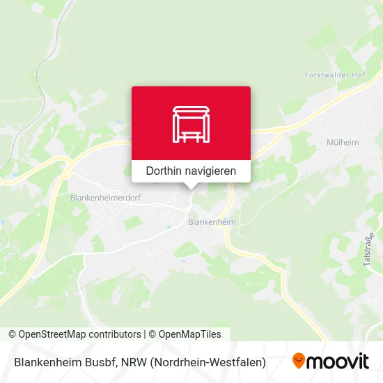Blankenheim Busbf Karte