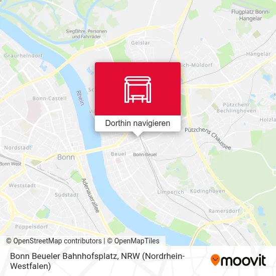 Bonn Beueler Bahnhofsplatz Karte