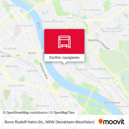 Bonn Rudolf-Hahn-Str. Karte