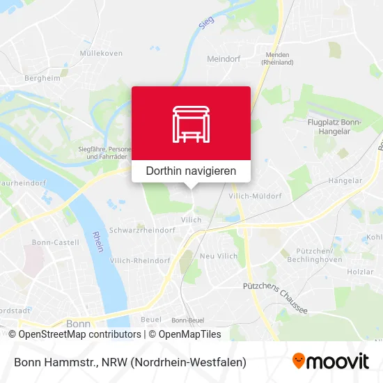 Bonn Hammstr. Karte