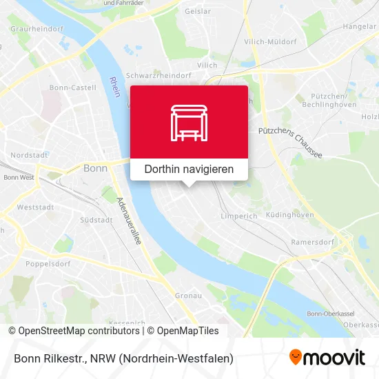 Bonn Rilkestr. Karte