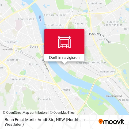 Bonn Ernst-Moritz-Arndt-Str. Karte