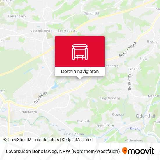 Leverkusen Bohofsweg Karte