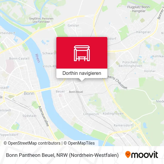 Bonn Pantheon Beuel Karte