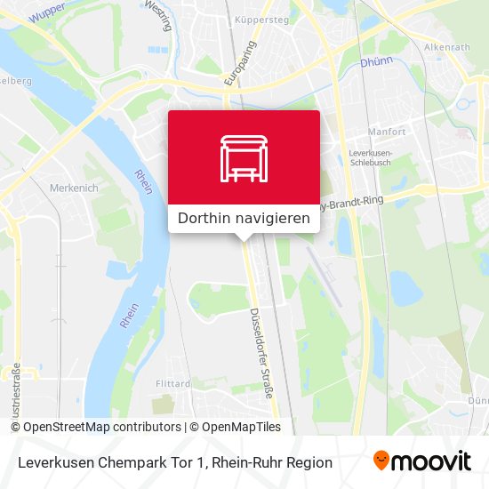 Leverkusen Chempark Tor 1 Karte