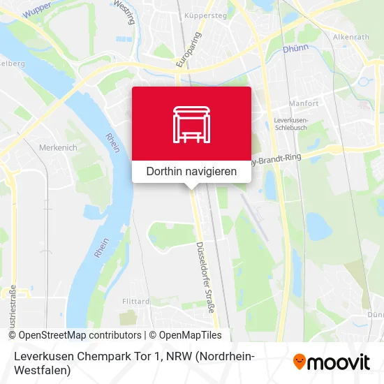 Leverkusen Chempark Tor 1 Karte