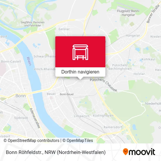 Bonn Röhfeldstr. Karte