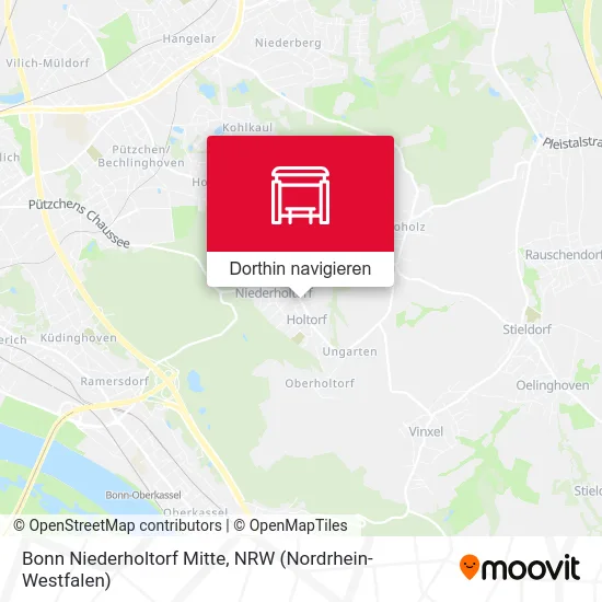 Bonn Niederholtorf Mitte Karte