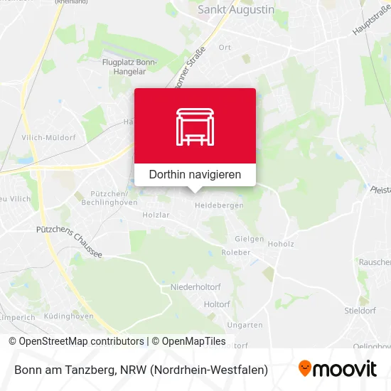 Bonn am Tanzberg Karte