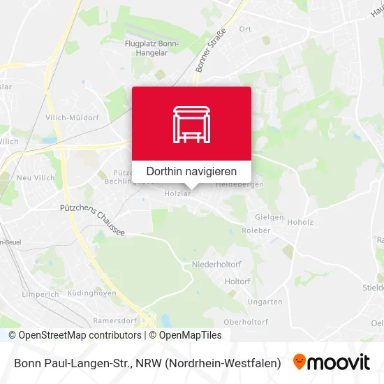 Bonn Paul-Langen-Str. Karte