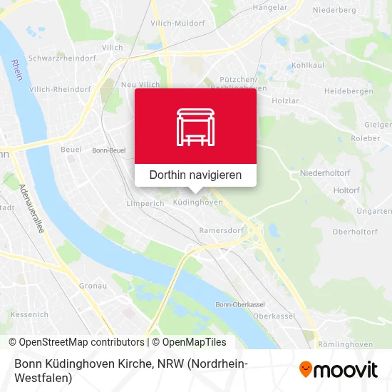 Bonn Küdinghoven Kirche Karte