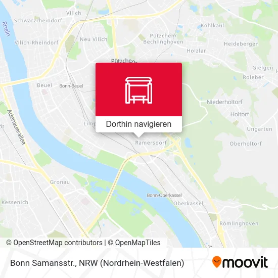 Bonn Samansstr. Karte