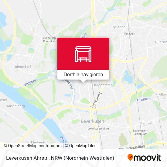 Leverkusen Ahrstr. Karte