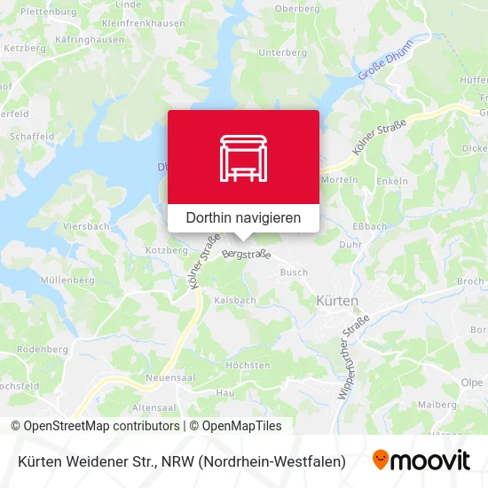 Kürten Weidener Str. Karte