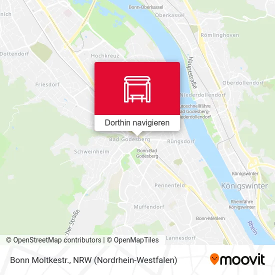 Bonn Moltkestr. Karte