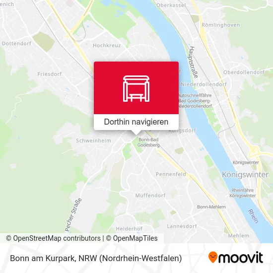 Bonn am Kurpark Karte