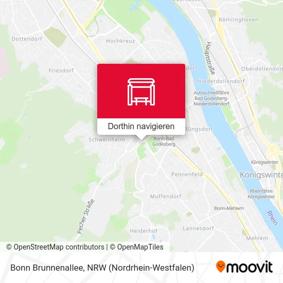 Bonn Brunnenallee Karte