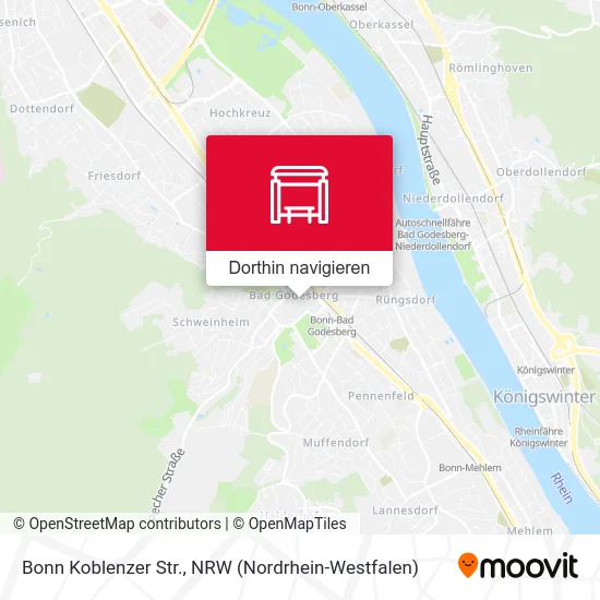 Bonn Koblenzer Str. Karte
