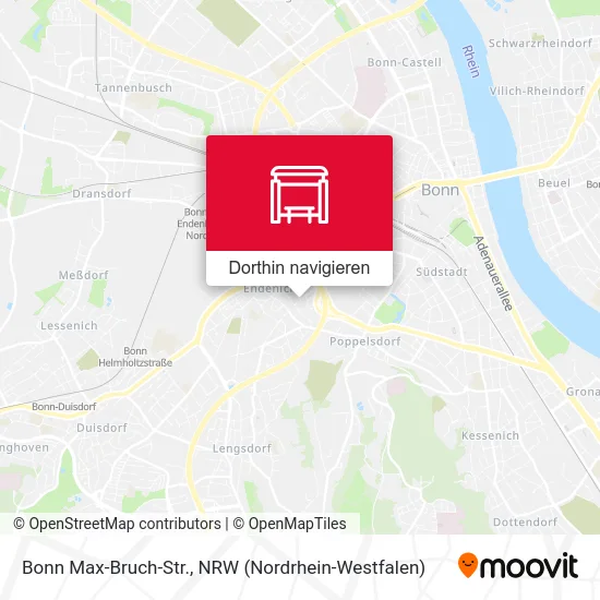 Bonn Max-Bruch-Str. Karte