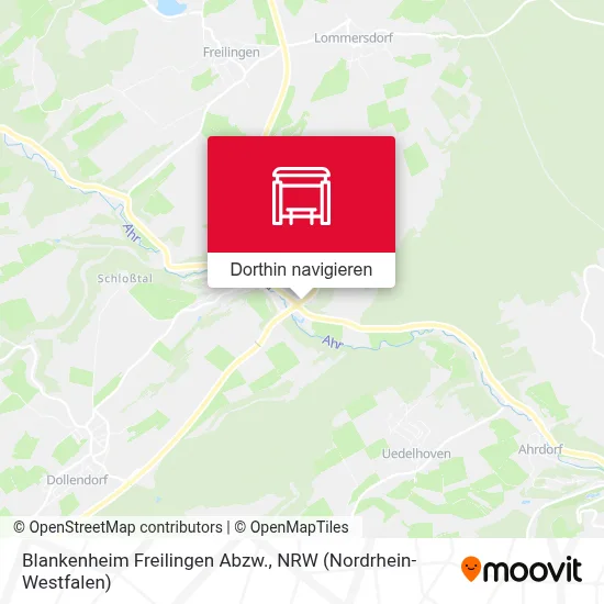 Blankenheim Freilingen Abzw. Karte