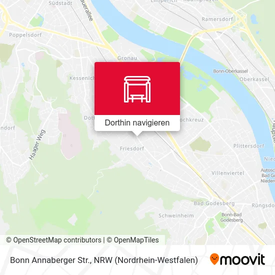 Bonn Annaberger Str. Karte