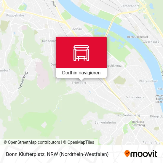 Bonn Klufterplatz Karte