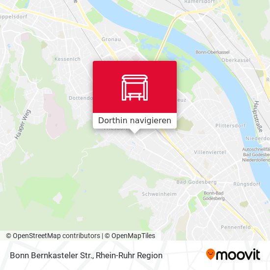 Bonn Bernkasteler Str. Karte