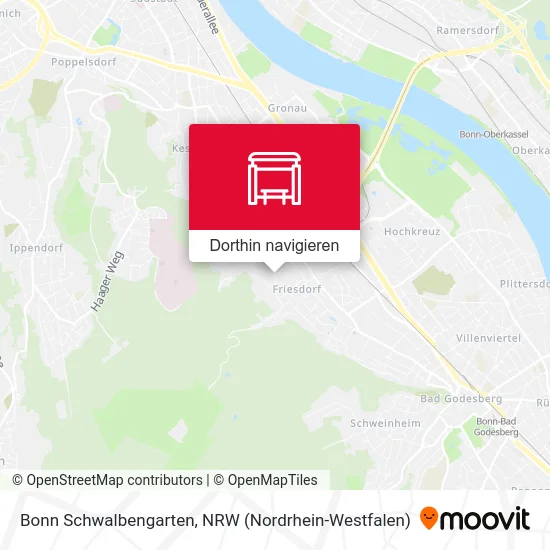 Bonn Schwalbengarten Karte
