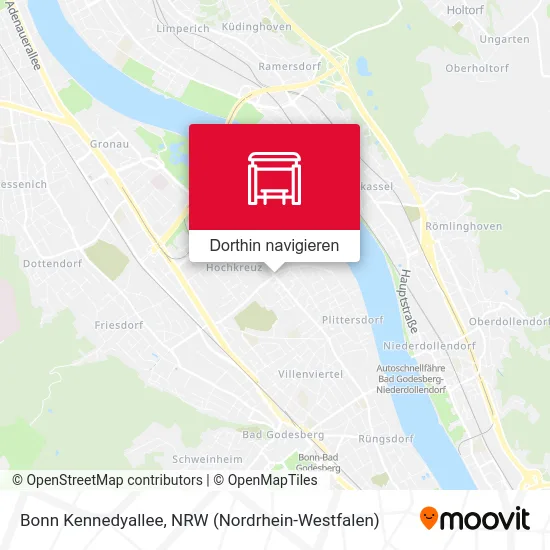 Bonn Kennedyallee Karte