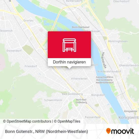 Bonn Gotenstr. Karte