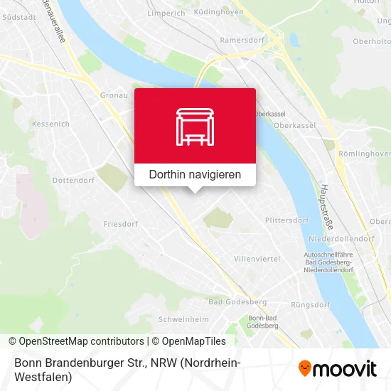 Bonn Brandenburger Str. Karte