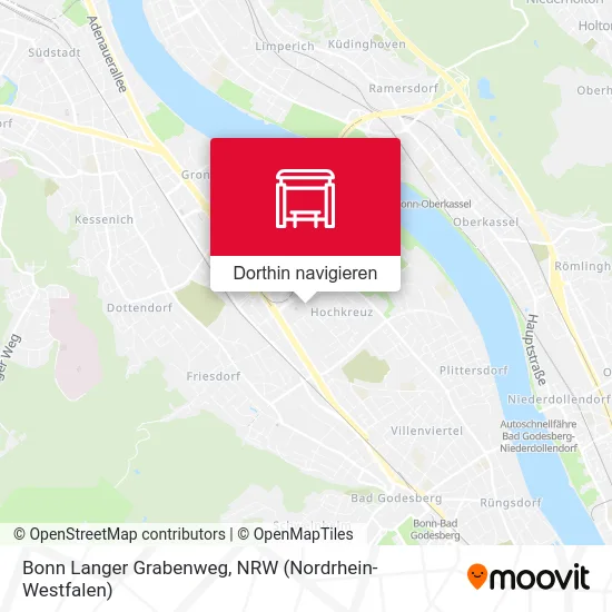 Bonn Langer Grabenweg Karte
